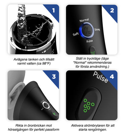 Voldic™ Elektrisk Öronvaxborttagningskit