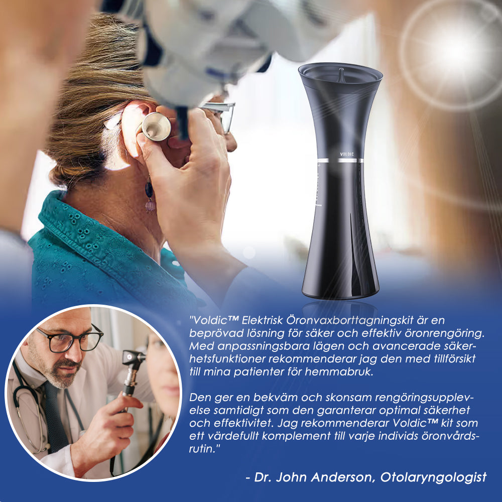 Voldic™ Elektrisk Öronvaxborttagningskit